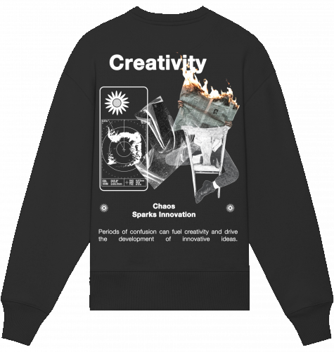 "Creativity" Heavy Sweatshirt (Back Print)