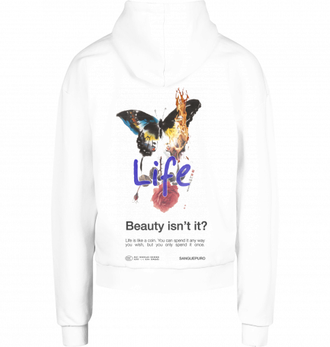 "Life" Heavy French Terry Hoody (Back Print)