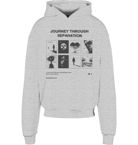 "Separation" Heavy French Terry Hoody (Front Print)