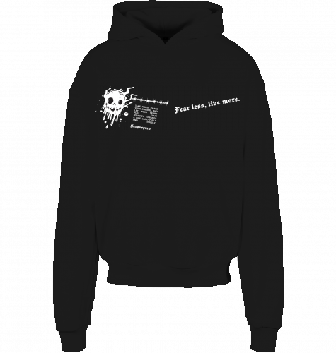 Fearless - Oversize Heavy Hoodie (Front Print)