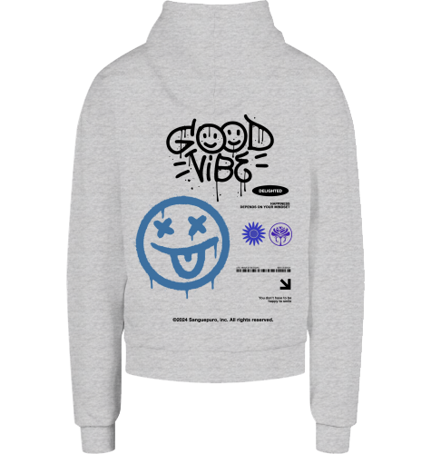 Vibe - Oversize Heavy Hoodie (Back Print)