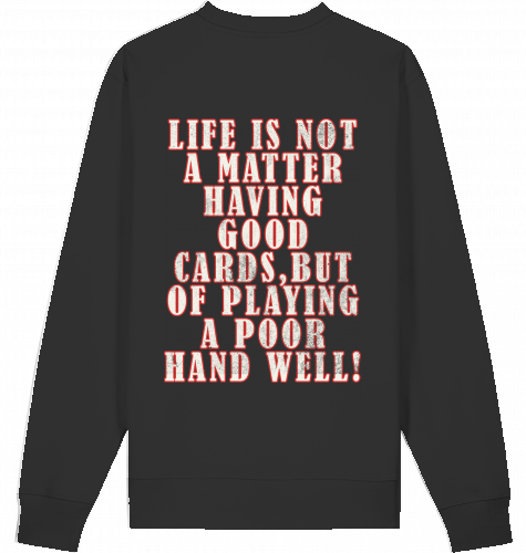 "Cards" Icon Sweatshirt (Back Print)