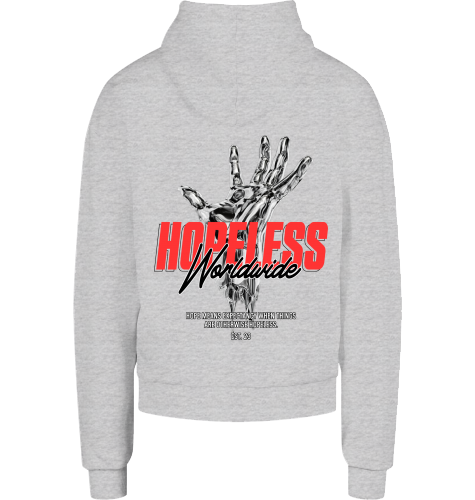 Hopeless - Oversize Heavy Hoodie (Back Print)